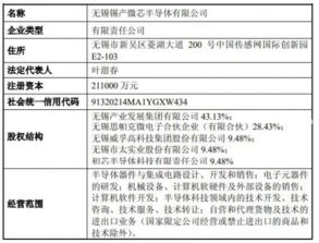 錫產(chǎn)微芯喜獲營(yíng)業(yè)執(zhí)照，法人代表引領(lǐng)技術(shù)服務(wù)與轉(zhuǎn)讓新篇章